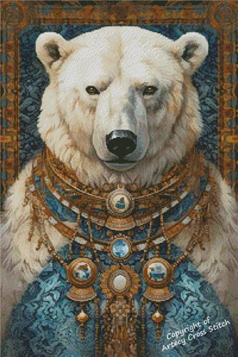 Tribal Polar Bear - Artecy Cross Stitch