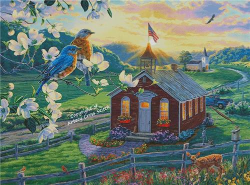 School Day (Large) - Artecy Cross Stitch