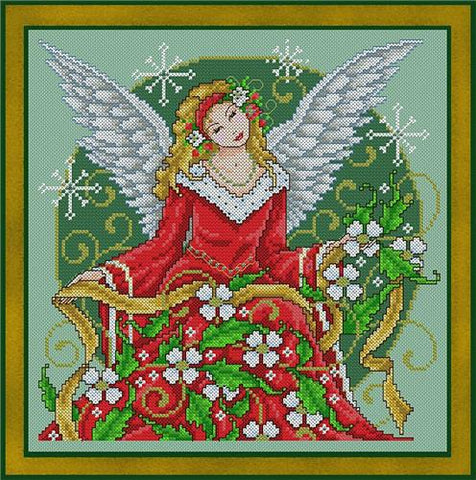Festive Yuletide Angel - Joan Elliott Designs