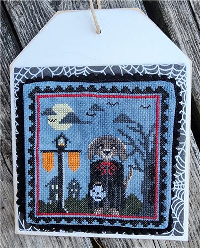 Spooky Dog - Cobweb and Rose