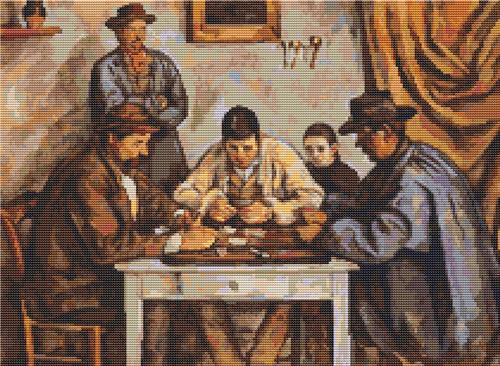 The Card Players - Art of Stitch, The