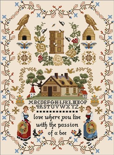 Passion Of A Bee Sampler - Twin Peak Primitives