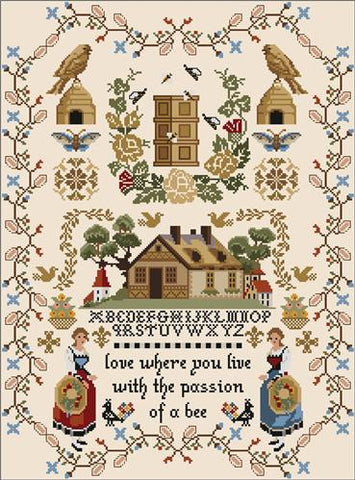 Passion Of A Bee Sampler - Twin Peak Primitives