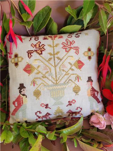 Christiana Turner 1855 Pincushion - Crowsfeetstitching