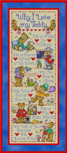 Why I Love My Teddy - Joan Elliott Designs