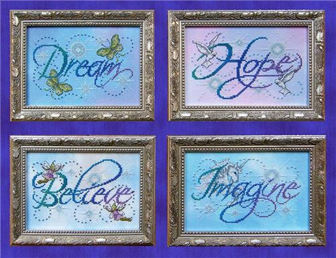 Dream, Hope, Believe, Imagine - Joan Elliott Designs