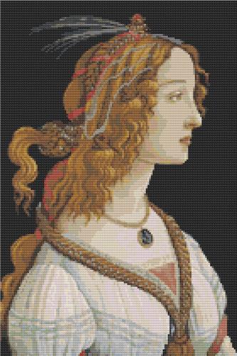 Portrait Of A Young Woman - Art of Stitch, The