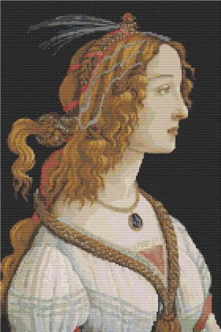 Portrait Of A Young Woman - Art of Stitch, The