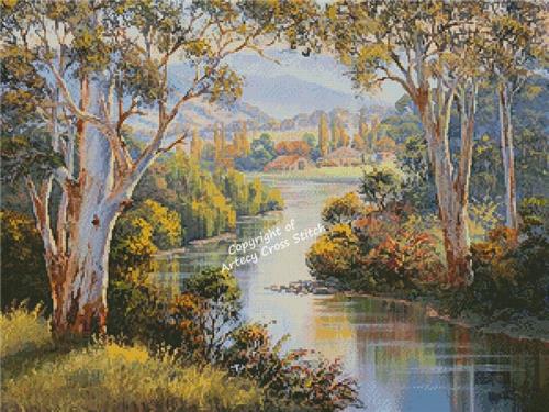Down By The Riverside - Artecy Cross Stitch