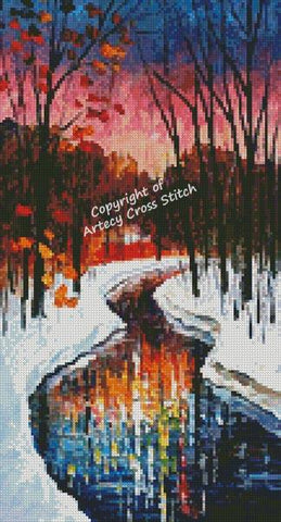 Mini Winter Stream - Artecy Cross Stitch