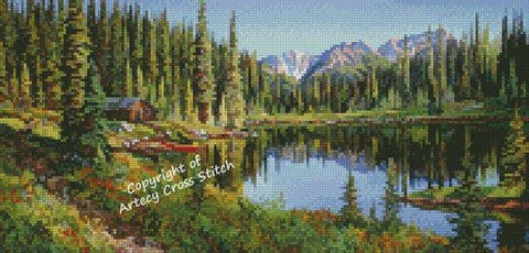 Mini Mountain Hideaway - Artecy Cross Stitch