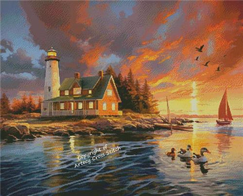 Lighthouse Inlet - Artecy Cross Stitch