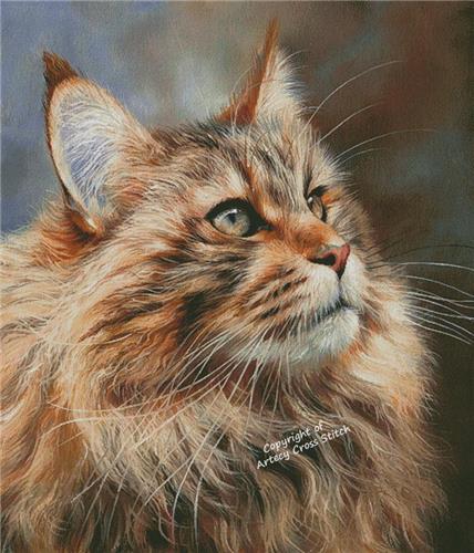 Maine Coon (Large) - Artecy Cross Stitch
