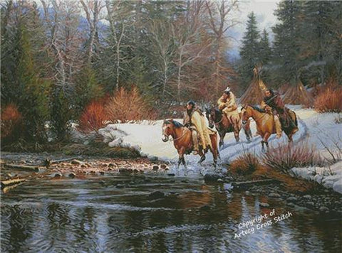 Indian Winter (Large) - Artecy Cross Stitch