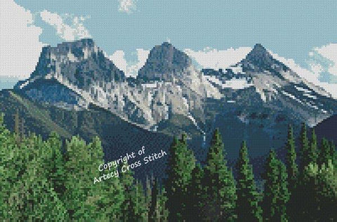 Mini Three Sisters, Canmore - Artecy Cross Stitch