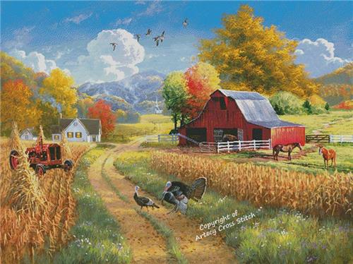 Season To Be Thankful (Large) - Artecy Cross Stitch