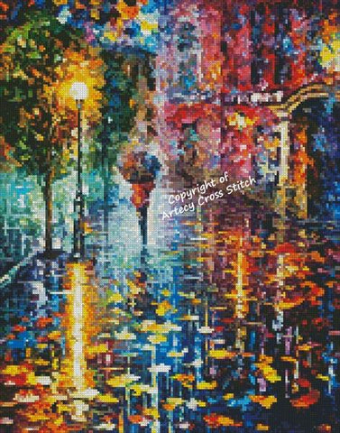 Mini The Night Rain - Artecy Cross Stitch