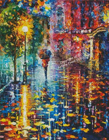 The Night Rain - Artecy Cross Stitch