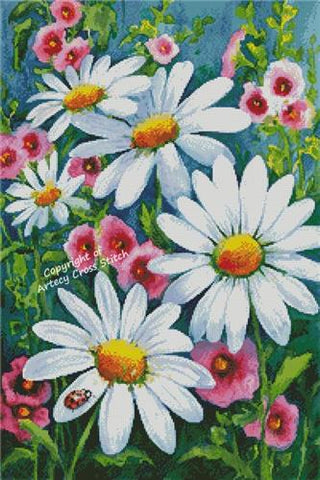Big Daisies - Artecy Cross Stitch