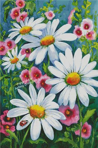 Big Daisies (Large) - Artecy Cross Stitch