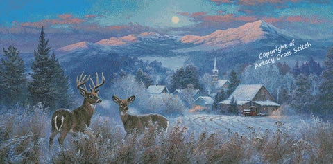 Village Visitors (Large) - Artecy Cross Stitch