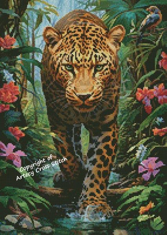Mini Mysterious Leopard - Artecy Cross Stitch