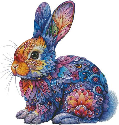 Abstract Bunny (Large) - Artecy Cross Stitch
