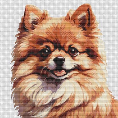 Fiona: Pomeranian - White Willow Stitching