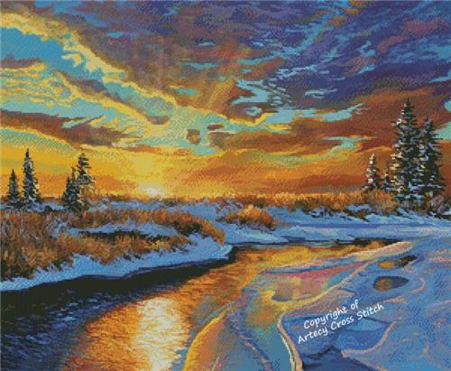 January Sunrise - Artecy Cross Stitch
