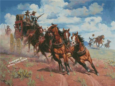 The Attempt On The Stage (Large) - Artecy Cross Stitch