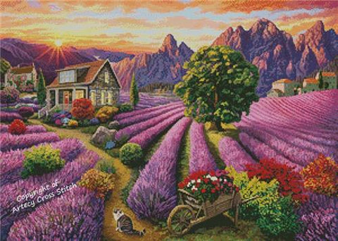 The Landscape Of Provence - Artecy Cross Stitch