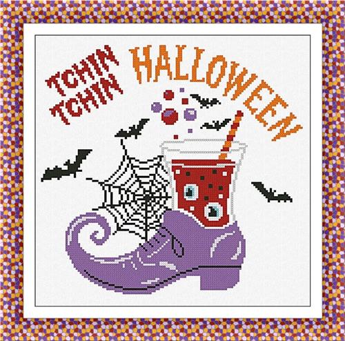 Tchin Tchin Halloween - Alessandra Adelaide Needleworks