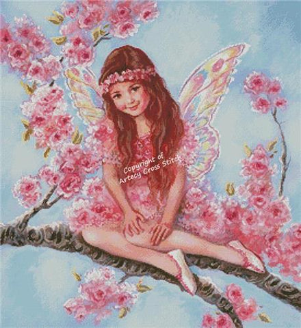 Cherry Blossom Fairy - Artecy Cross Stitch