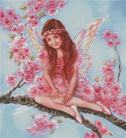 Cherry Blossom Fairy (Large) - Artecy Cross Stitch