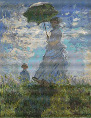 Woman With A Parasol - Art of Stitch, The