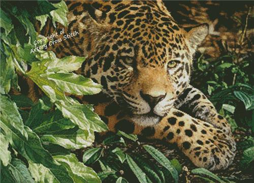 Jaguar At Rest - Artecy Cross Stitch