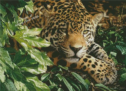 Jaguar At Rest - Artecy Cross Stitch