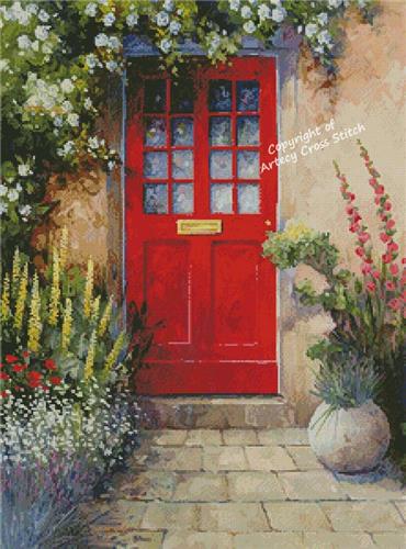 Red Door - Artecy Cross Stitch