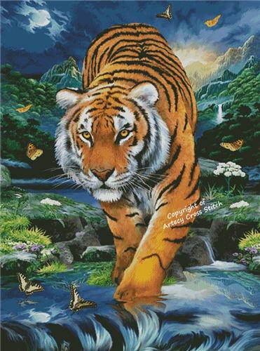 On The Prowl (Large) - Artecy Cross Stitch