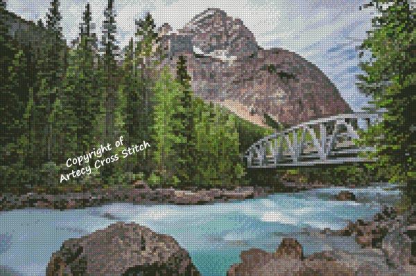 Mini Yoho Valley Road Bridge - Artecy Cross Stitch