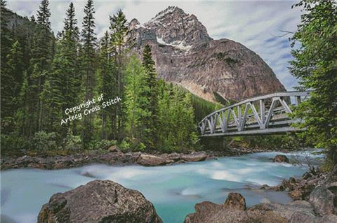 Yoho Valley Road Bridge (Large) - Artecy Cross Stitch