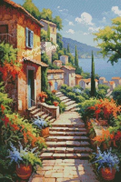 Mini European View - Artecy Cross Stitch