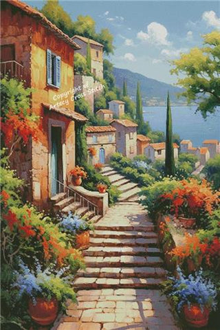 European View (Large) - Artecy Cross Stitch