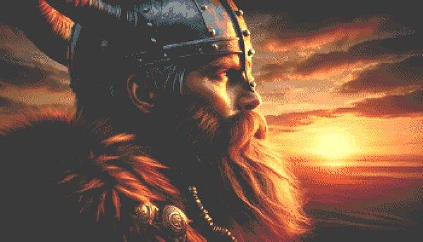 Viking Sunset - White Willow Stitching