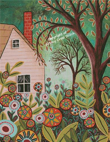 Garden And Cottage - Artecy Cross Stitch