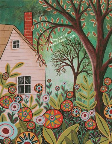 Garden And Cottage (Large) - Artecy Cross Stitch