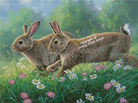 Jumping For Joy  (Large) - Artecy Cross Stitch