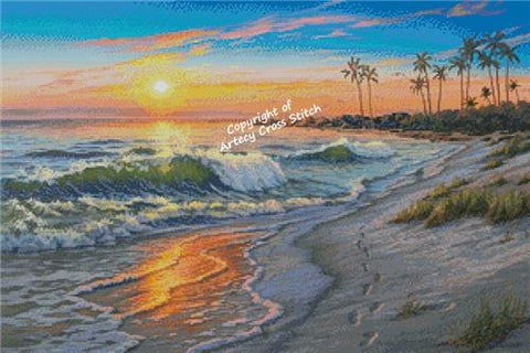 Setting Sun - Artecy Cross Stitch