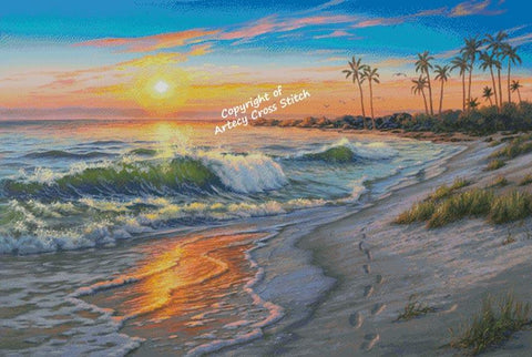 Setting Sun (Large) - Artecy Cross Stitch