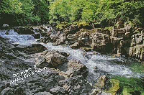 Mini River On The Rocks - Artecy Cross Stitch
